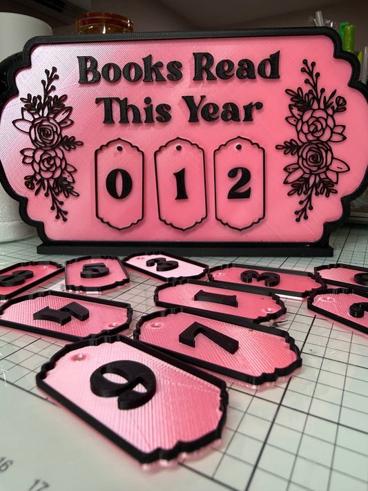 Yearly book counter